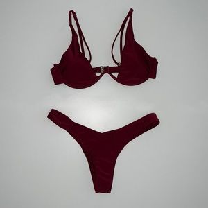 Underwire bikini top + bottom